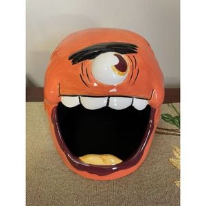 Monster Madness Halloween Ceramic Candy Bowl, Halloween Decoration